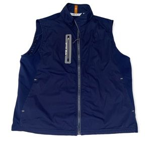 Peter millar navy blue hyperlight fuse vest Xl golf vest